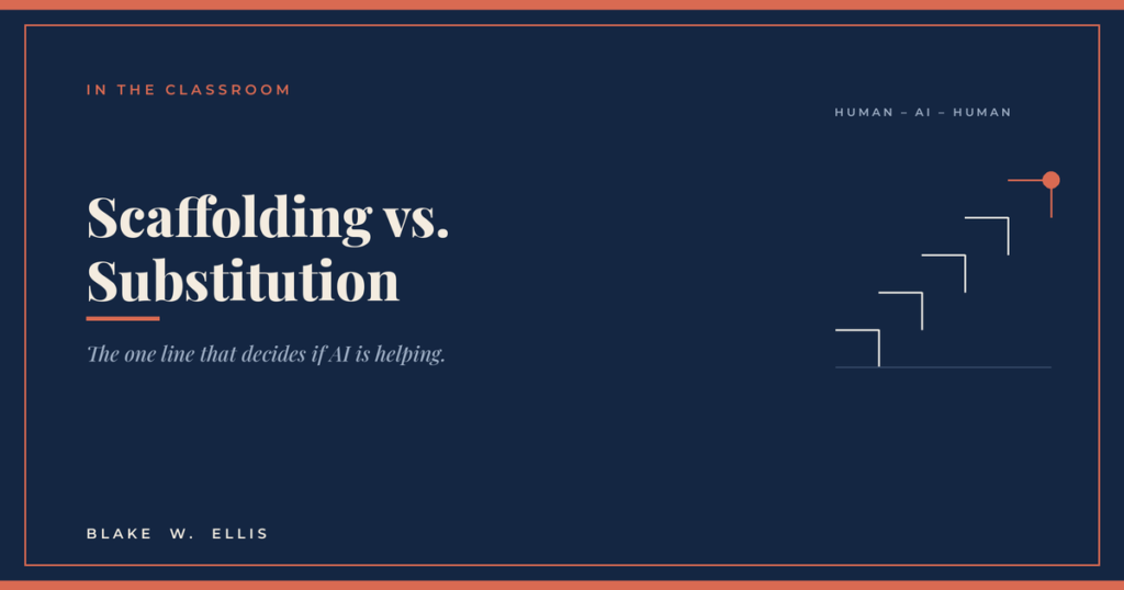 cover for scaffolding vs substitution